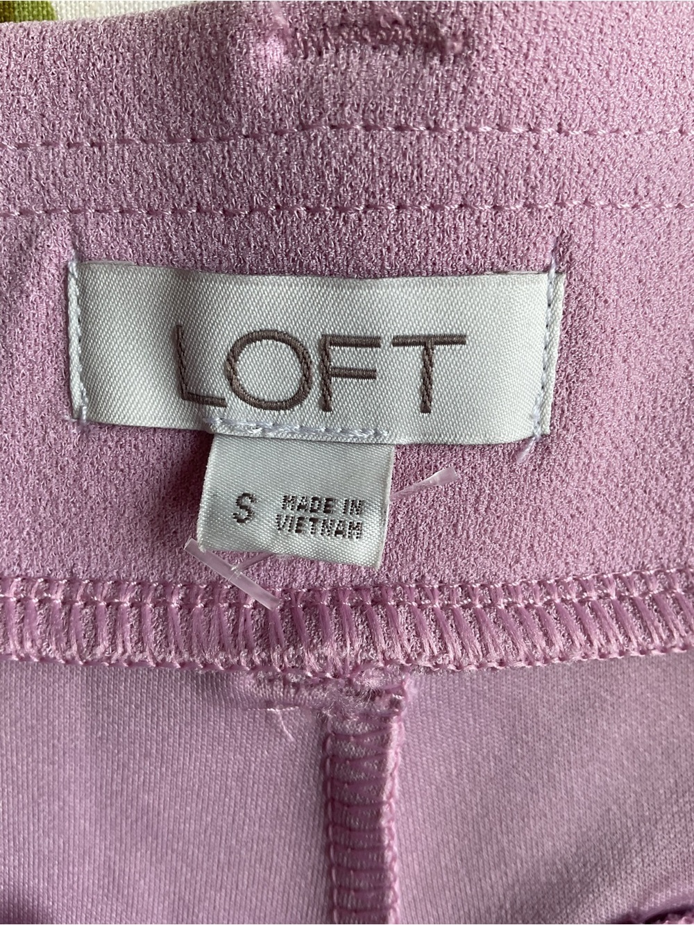 LOFT High-Rise Self-Tie Shorts - Dusty Pink - Picture 7 of 8